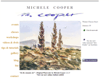 Tablet Screenshot of michelecooper.com